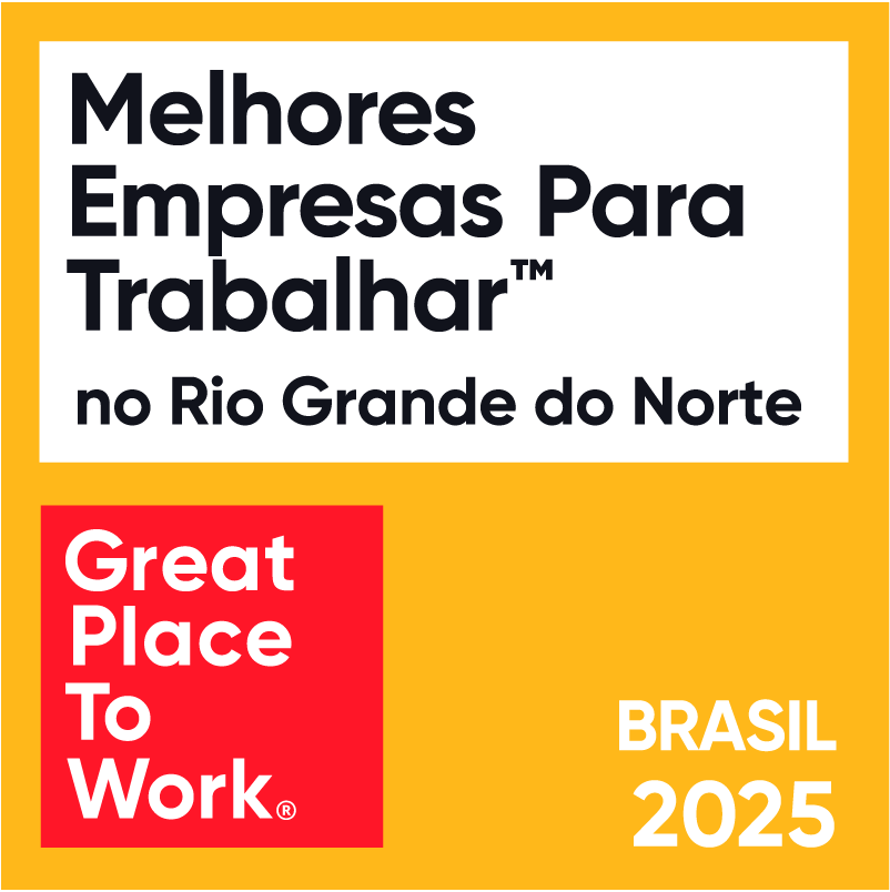 Imagem destacando as melhores empresas para trabalhar no Rio Grande do Norte em 2025, com destaque para Great Place To Work. Tema relevante para quem busca qualidade no ambiente de trabalho no Brasil.